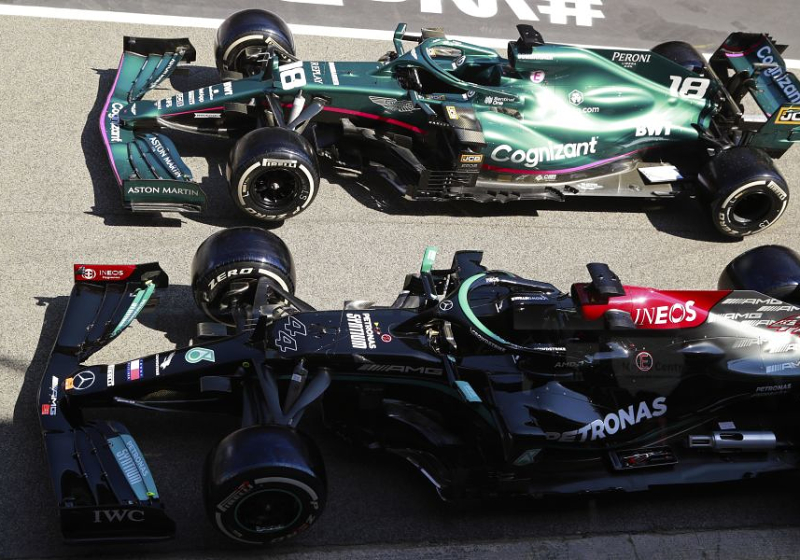 Mercedes backed by Aston Martin in flexi-wing row