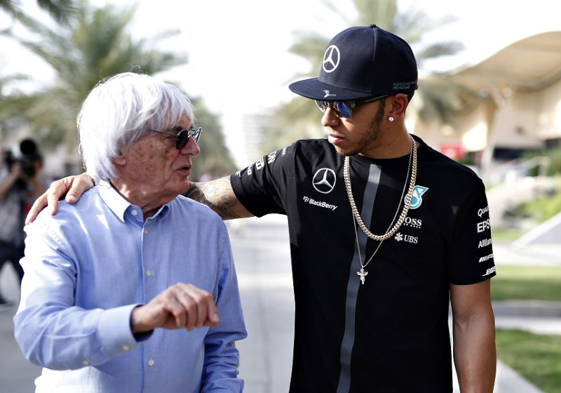 Ecclestone over Hamilton: "Denk niet dat hij terugkomt"