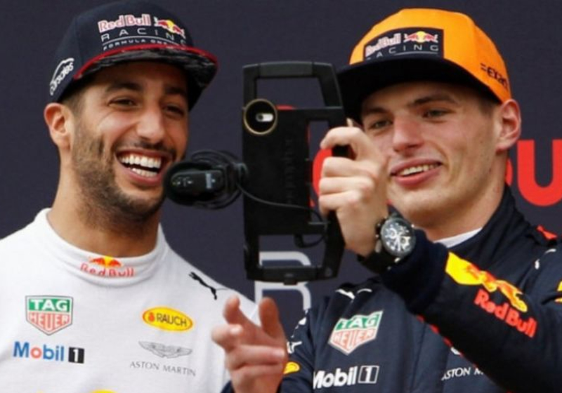Verstappen is first team-mate to challenge me - Ricciardo