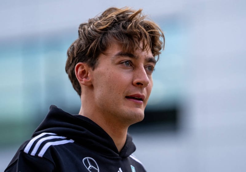 George Russell, Mercedes, British GP, Britain, 2025