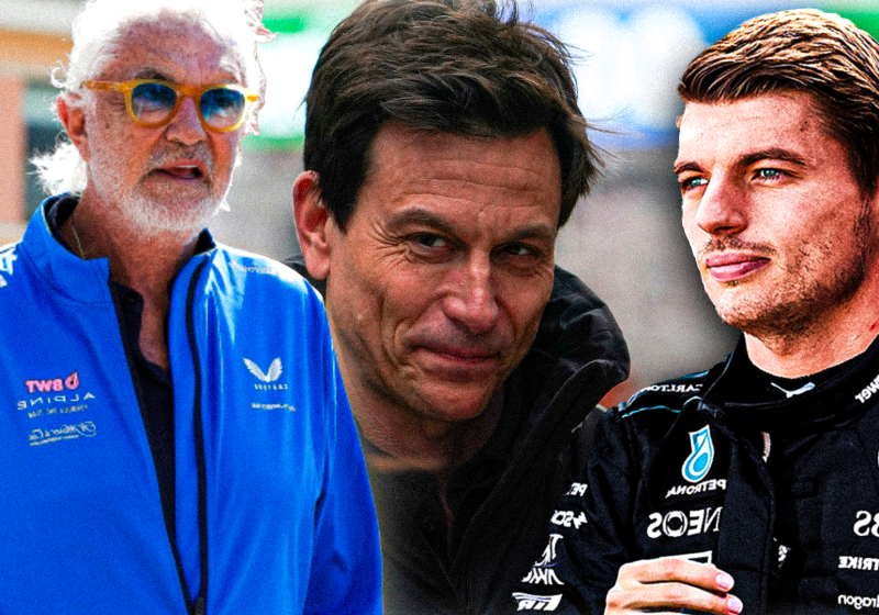 Briatore houdt rekening met transfer: "We weten niet of Mercedes Max zal overnemen"