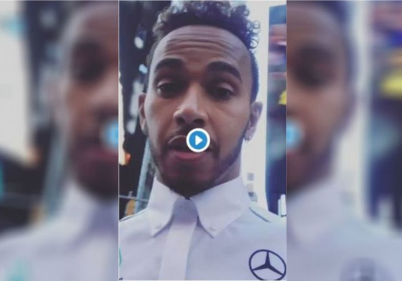 VIDEO: Hamilton up in lights in Times Square
