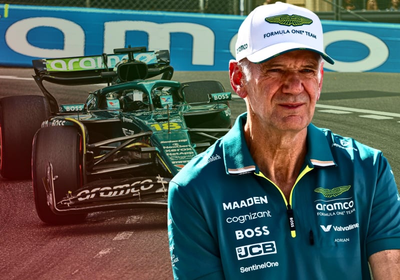 Newey and Stroll at Aston Martin
