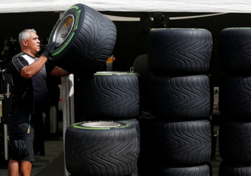 Los neumáticos para el GP de Estados Unidos
