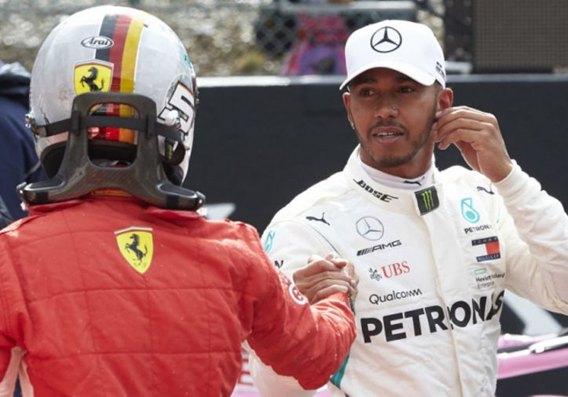 Hamilton over move naar Ferrari: "Zeg nooit nooit"