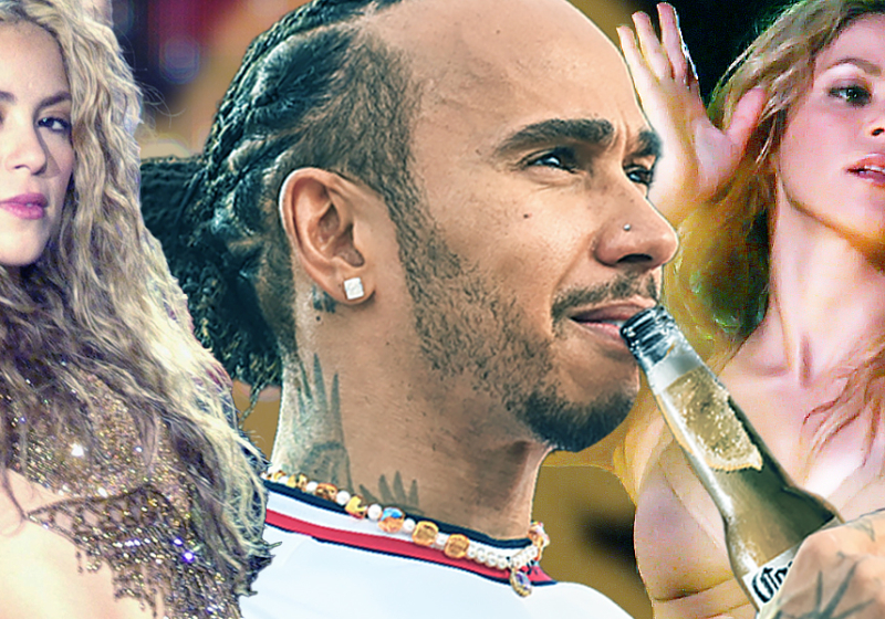 'Hamilton en Shakira gespot in nachtclub Tape in Londen na afloop Britse Grand Prix'