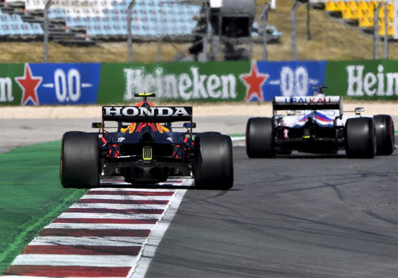 Mazepin penalised for Perez "near-collision" and not ignoring blue flags - FIA