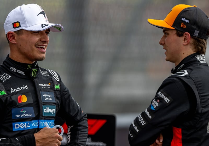 Lando Norris, Oscar Piastri, McLaren, British GP, Britain, 2025