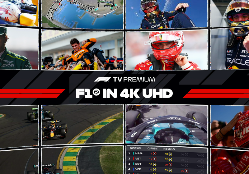 ¡Mira toda la acción del GP de Japón en 4K UHD con F1 TV Premium!