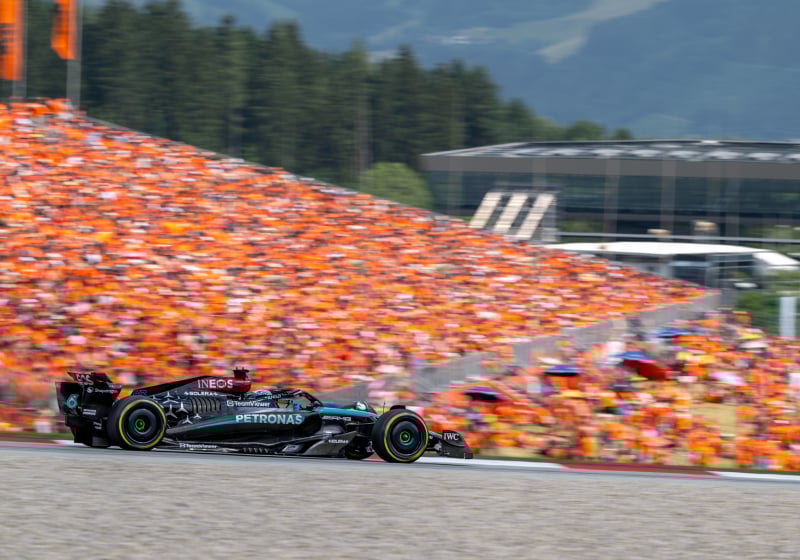 russell, f1, mercedes, austria