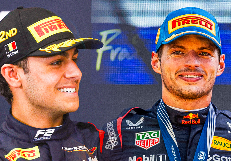 Lindblad, Verstappen, socials