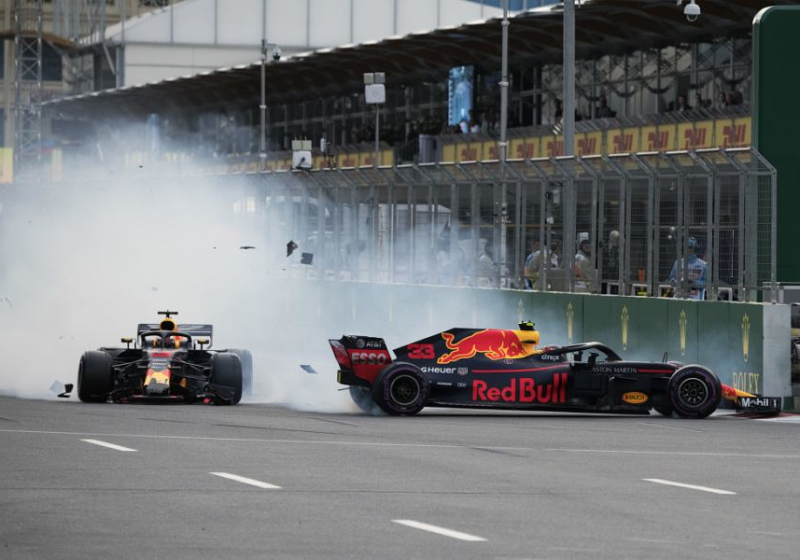 Ricciardo over crash met Verstappen in Baku: "Was interessant"