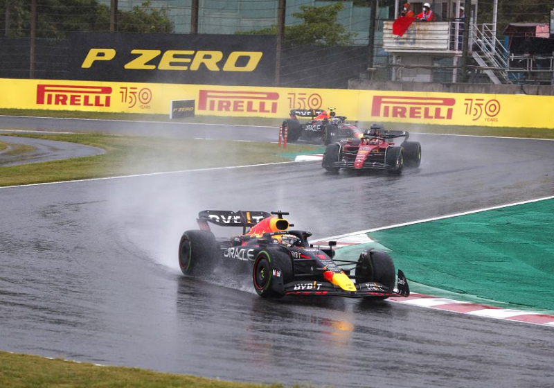 Verstappen masterclass in delayed thriller overshadowed by driver fury