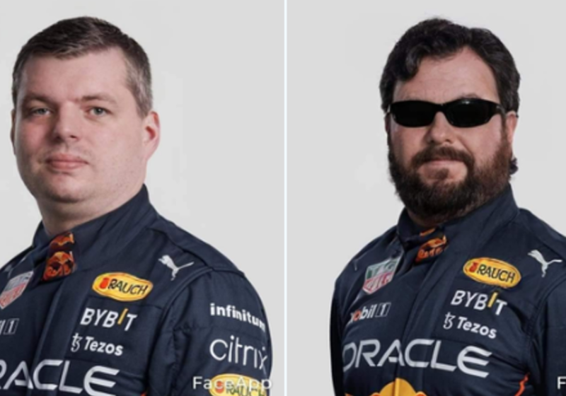 El divertido filtro que muestra a los pilotos de F1 si estuvieran en NASCAR