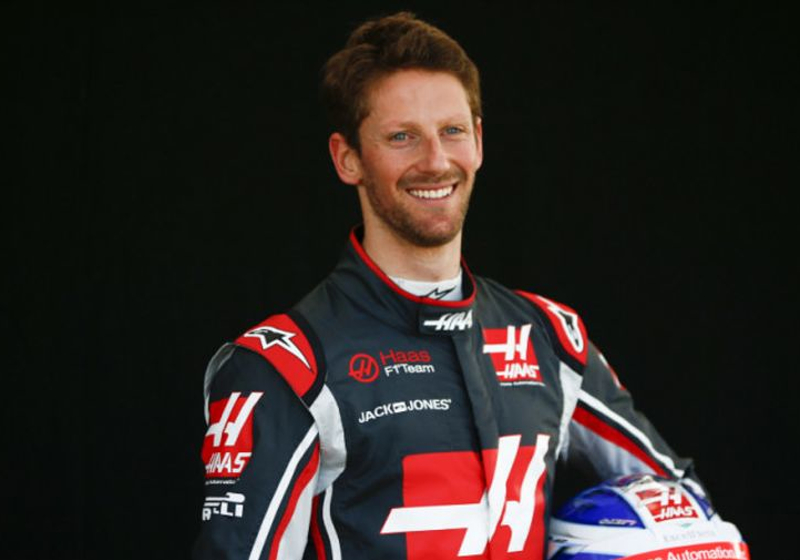 Gridstraf voor Grosjean wegens veroorzaken crash