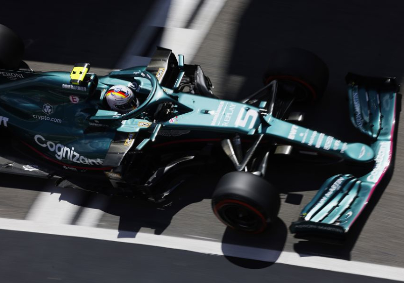 Vettel buoyed by new Aston Martin parts for Spanish GP