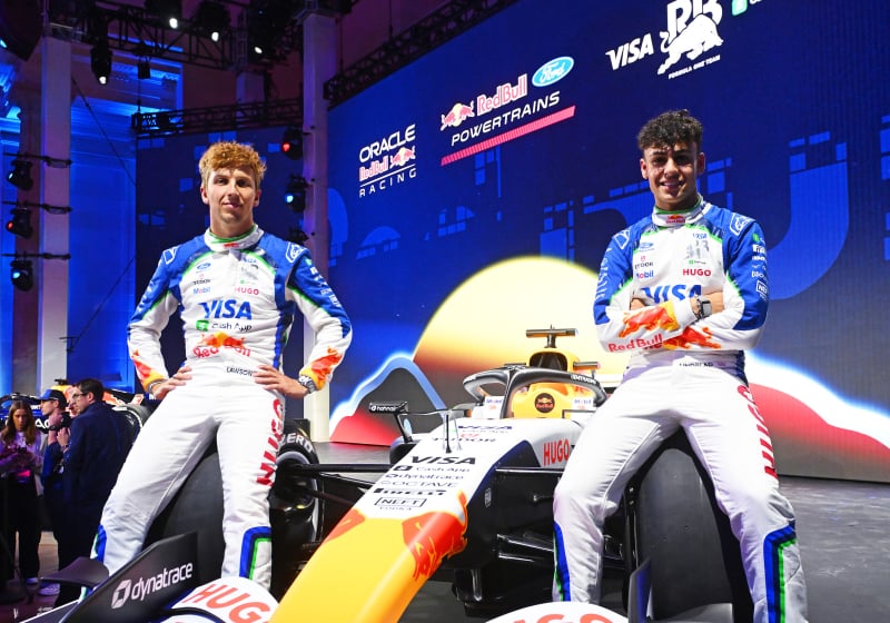 Liam Lawson, Arvid Lindblad, Racing Bulls, RED BULL CONTENTPOOL