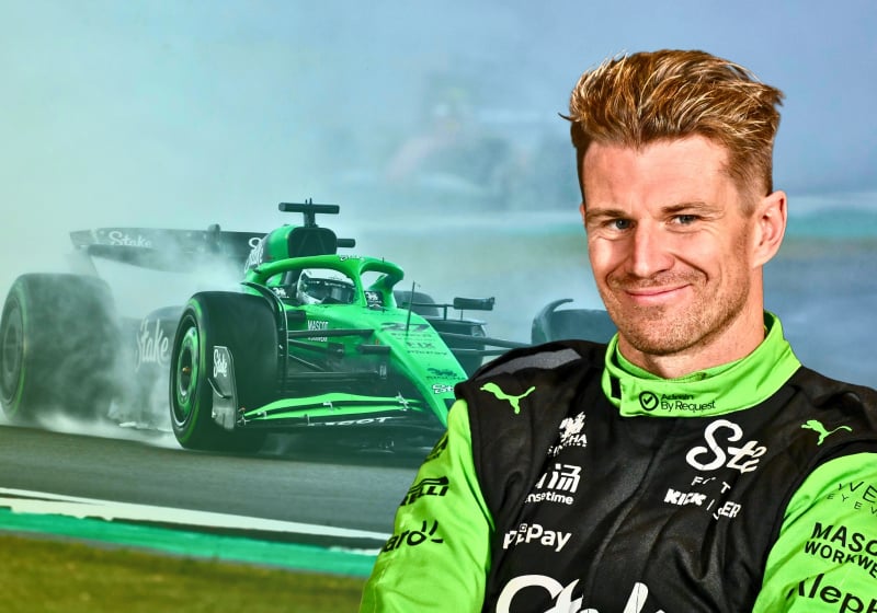 Hulkenberg on his way to P3 at Silverstone