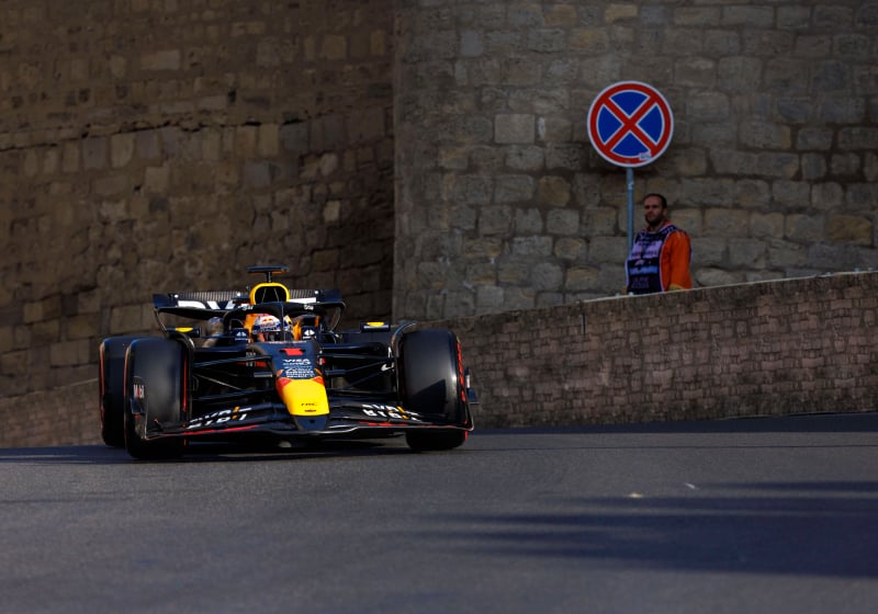 Verstappen, red bull, baku, 2024