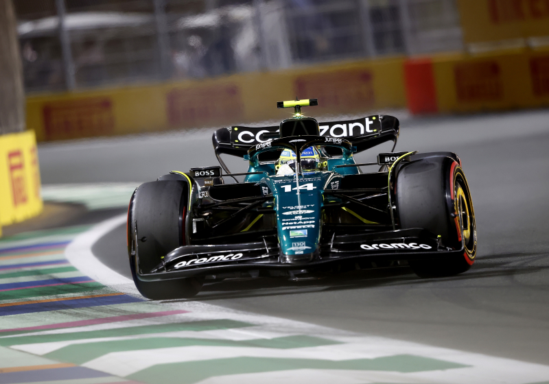 Alonso leads after lap one but suffers penalty pain