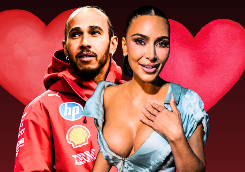 Lewis Hamilton and Kim Kardashian