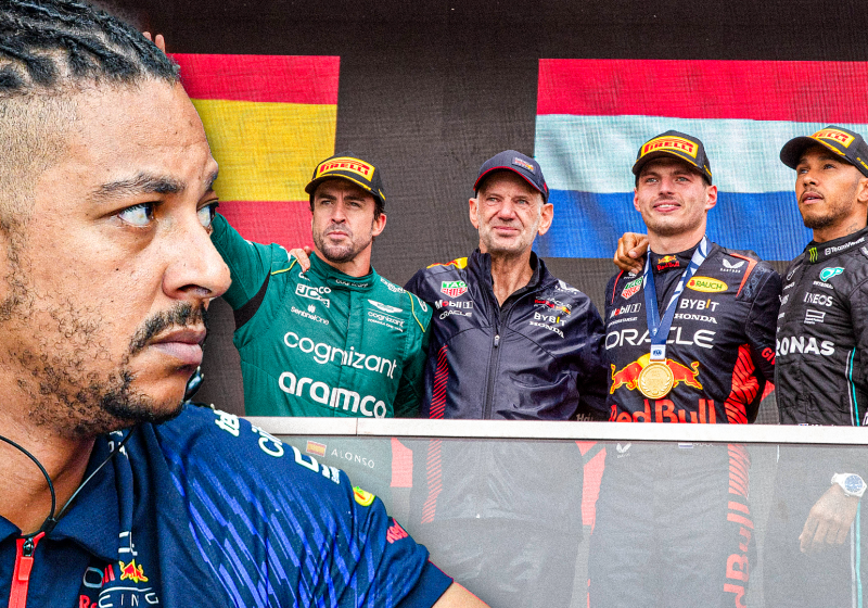 Nicholas, Alonso, Verstappen, Hamilton, socials