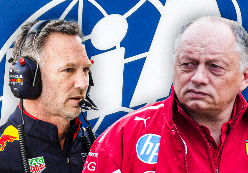 FIA, Horner, Vasseur, socials