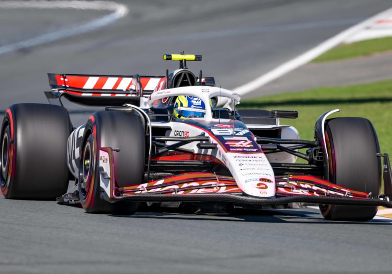 Bearman during qualifying at Zandvoort