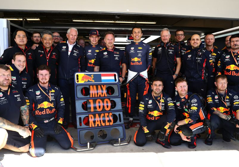 How does Max Verstappen compare to Hamilton, Vettel, Alonso and Schumacher after 100 grands prix?