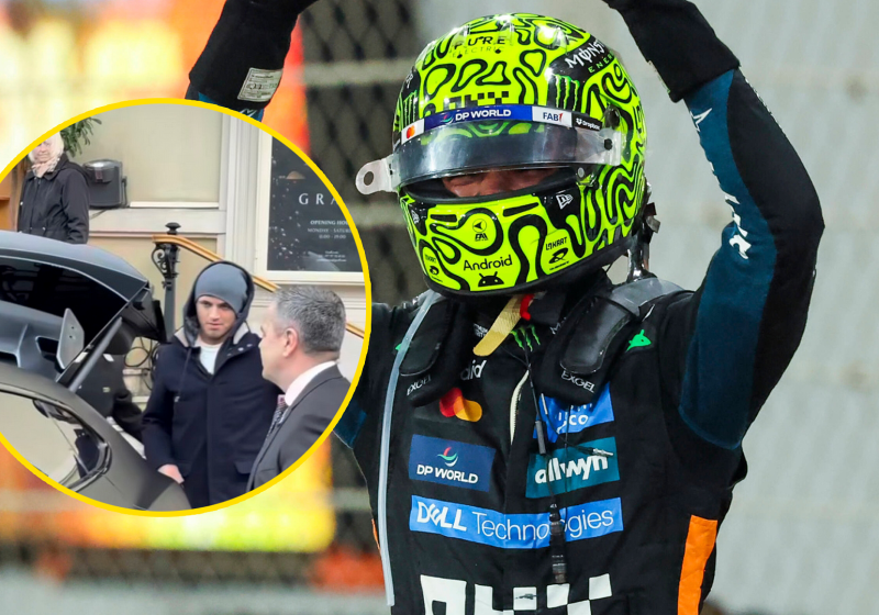 Norris, monaco, socials