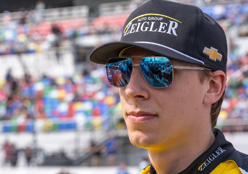 An image of NASCAR driver Carson Hocevar