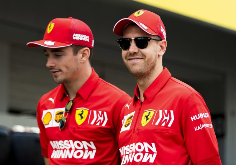 Prost: Vettel-Leclerc Ferrari rivalry may hand title to Mercedes