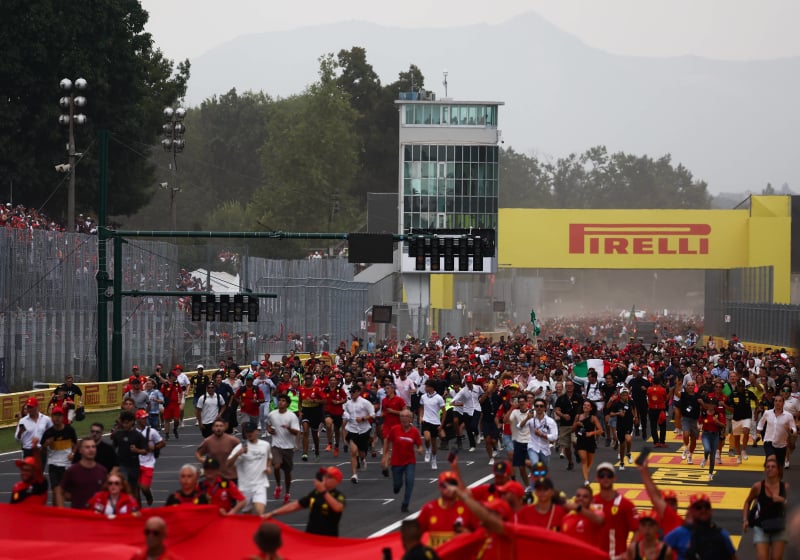 Tifosi after Italian Grand Prix