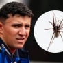 F1 stars freak out over spider prank