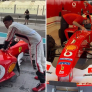 Leclerc neemt Yas Marina Circuit onder vuur met legendarische Ferrari F2003-GA