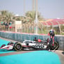 Hirakawa belandt in de muur tijdens Formule 1-testdag in Abu Dhabi