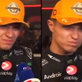 Norris lijkt sterke drank te drinken tijdens interviews in Abu Dhabi