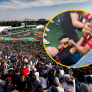 Mexicaanse F1-fans gaan met elkaar op de vuist in fanzone