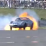 Sky Sports F1 pundit sees car burst into flames before making escape