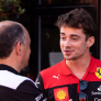 Leclerc interrupts Vasseur interview to check his pulse