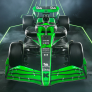 Het internet reageert op de gloednieuwe groene auto van Stake F1 Team